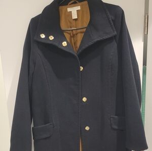 Women's H&M navy coat size 12